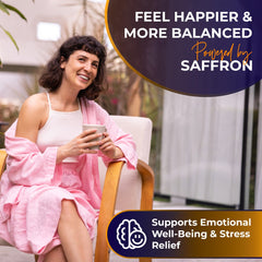 Imanu Saffron Extract – Mood, Focus & Vision Support (60 Veggie Capsules, 2-Month Supply)